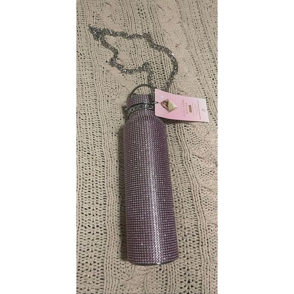 Paris Hilton Diamond Bling Stainless Steel Water bottle 25 ounce NWT - Picture 3 of 7